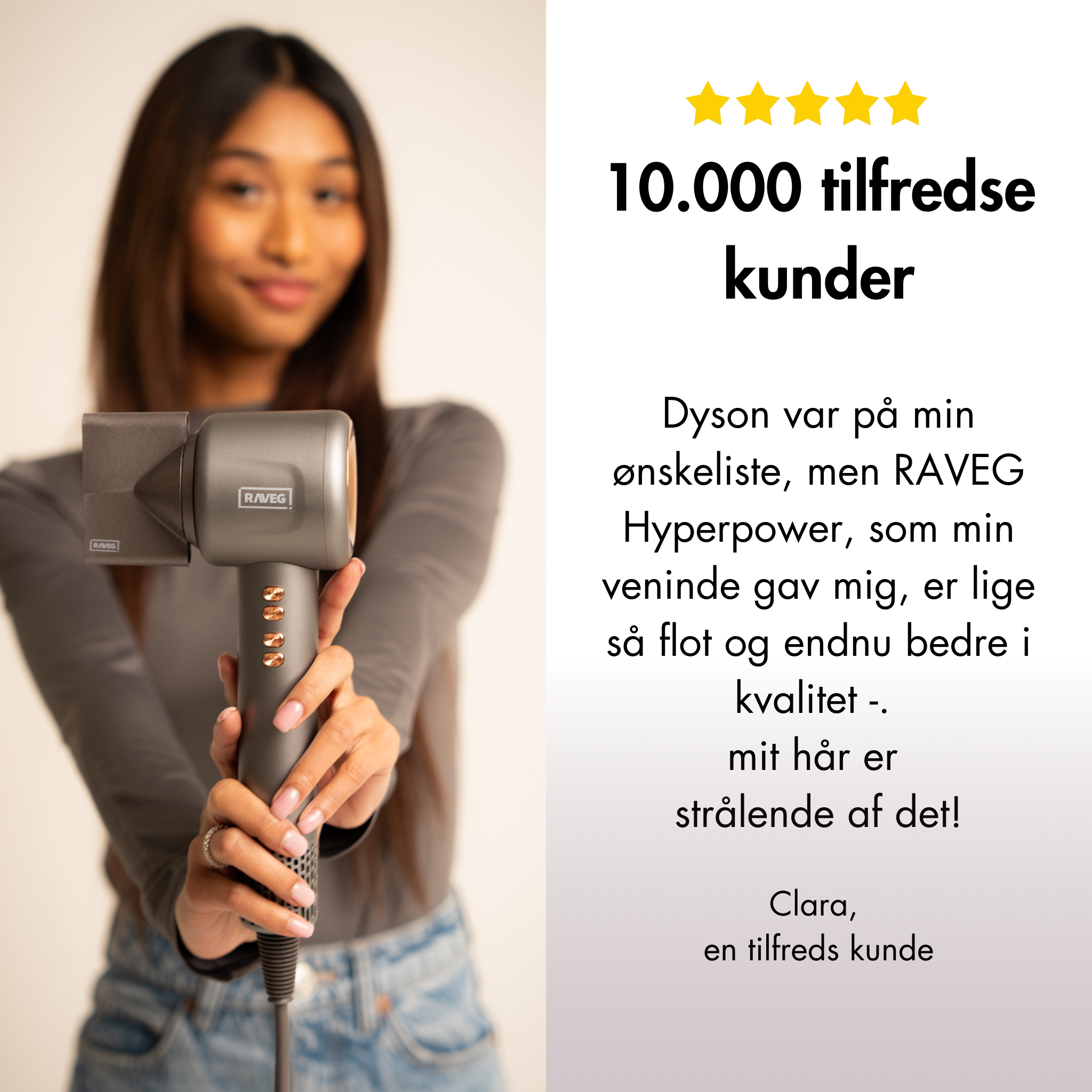 RAVEG Hyperpower ® Pink - Hårtørrer