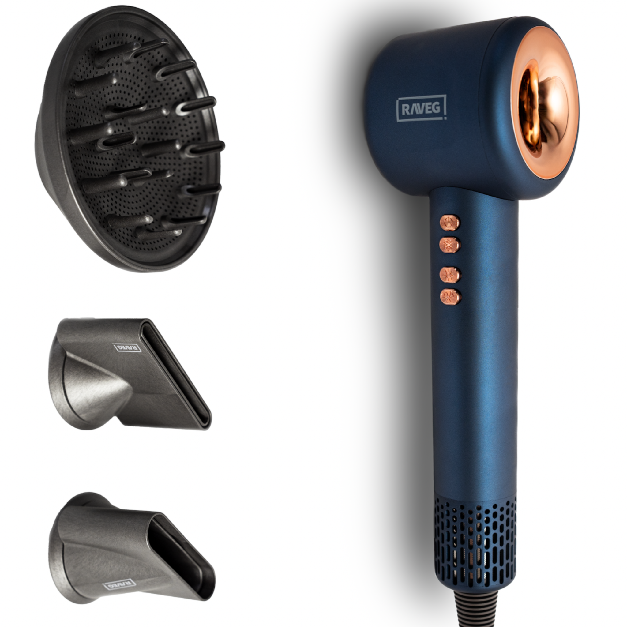 RAVEG Hyperpower ® Navy blue - Hårtørrer